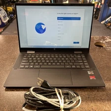 HP Envy x360 15-FH0013DX 15.6" Ryzen 5 7530U 2.0GHz 8GB RAM 256GB SSD Touch PH9
