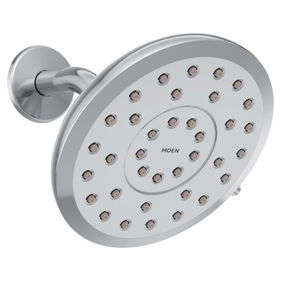 MOEN Verso 220R7EP Eco-Performance Infiniti Dial Round Rain Shower Head, 7-Inch