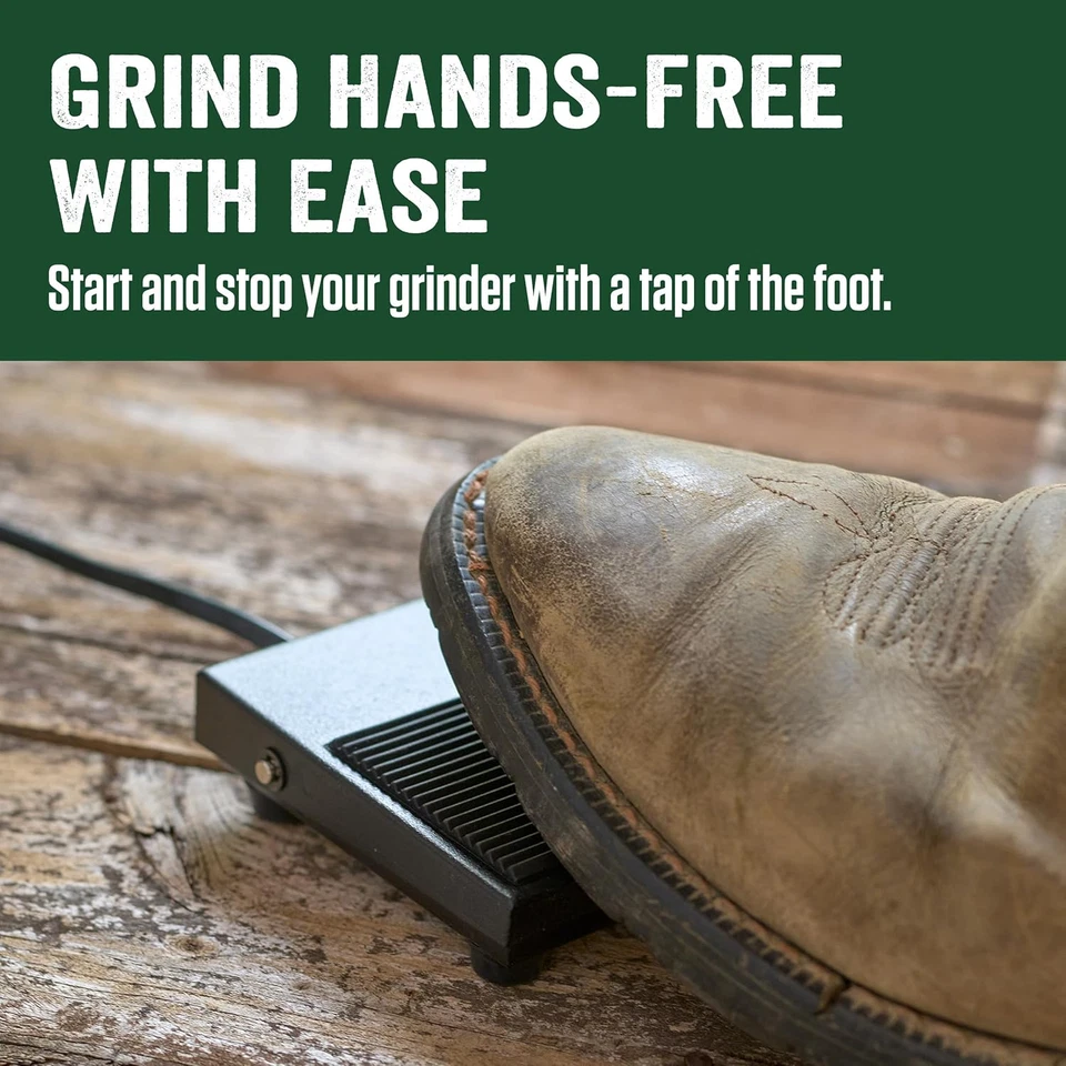 Interruptor de pie para picadora de carne LEM Products, negro Foto 3 de 4