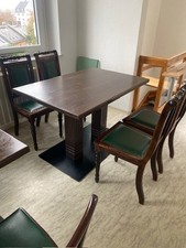 stabile Tisch+4Stühle für Gastro, Café, Bar etc. auch für die Küche zu Hause