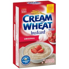 Cream Of Wheat Instant Original Flavor Cereal, 12 Ounce, 12 Per Case
