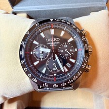 Seiko SSB031 Chronograph Date Analog Quartz Men's Watch 6T63-00D0 Working