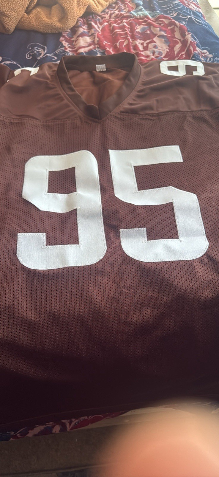 myles garrett Autographed Signed Cleveland Browns Custom Style XL Jersey Beckett 