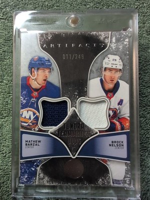2024-25 upper deck artifacts Tundra teammates T2-NYI Barzal-Nelson 011/249 