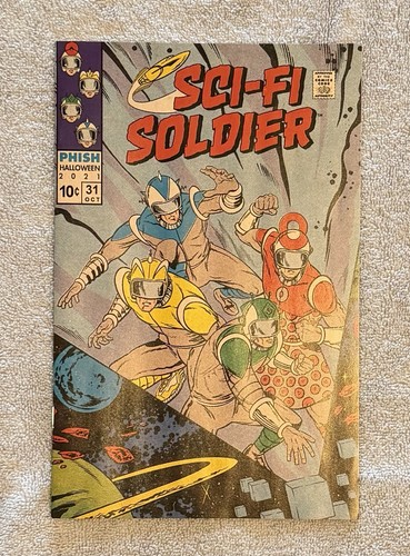 Phish Sci-Fi Soldier Comic Halloween 2021 Las Vegas MGM Grand Get More Down Rare