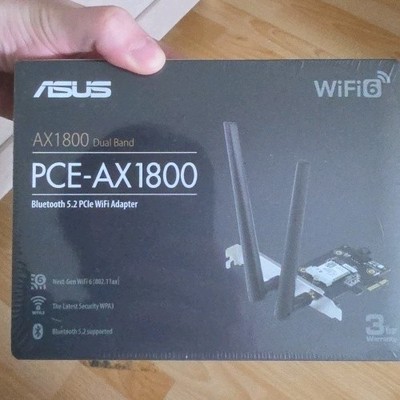 ASUS PCE-AX1800 WLAN Dual Band PCI-E WiFi 6 Netzwerkadapter Bluetooth 5.2