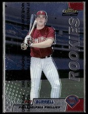 1999 Topps Finest Pat Burrell #131 NM Rookie Card RC w/ Coating. rookie card picture