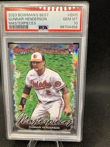 Topps 2023 Bowman's Best Gunnar Henderson Masterpieces BM-5 RC PSA 10 96704456