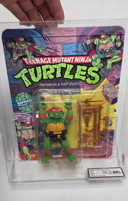 Teenage Mutant Ninja Turtles 1988 Raphael 10 Back Unpunched Vintage Graded - Bild 1 von 3
