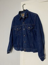 Vintage Levi  s 70505 0217 Dark Denim Trucker Jacket Men  s Size 40