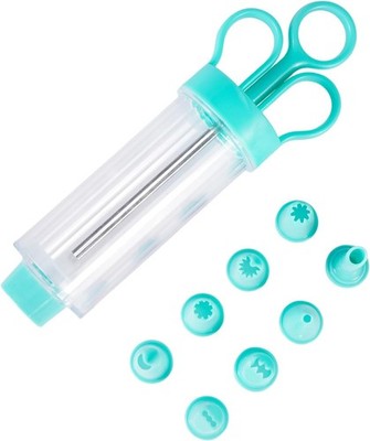 Cupcake Injector/Decorating Icing Set, 9-Piece Set, Stainless Steel Laminating g