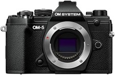 OM SYSTEM Olympus OM-5 20.4MP Mirrorless Camera Black Body Only F/S w/Tracking 