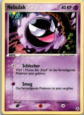 Pokémon Nebulak 52/92 EX Legend Maker 2006