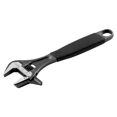 Bahco 12'' ERGO Rubber Handle Central Nut Adjustable Wrench with Reversible Jaw