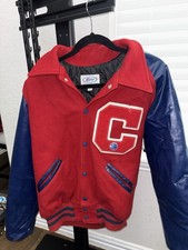 90 s Vintage Lined Varsity Jacket Size l