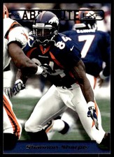 1999 Playoff Absolute EXP Shannon Sharpe Denver Broncos #89