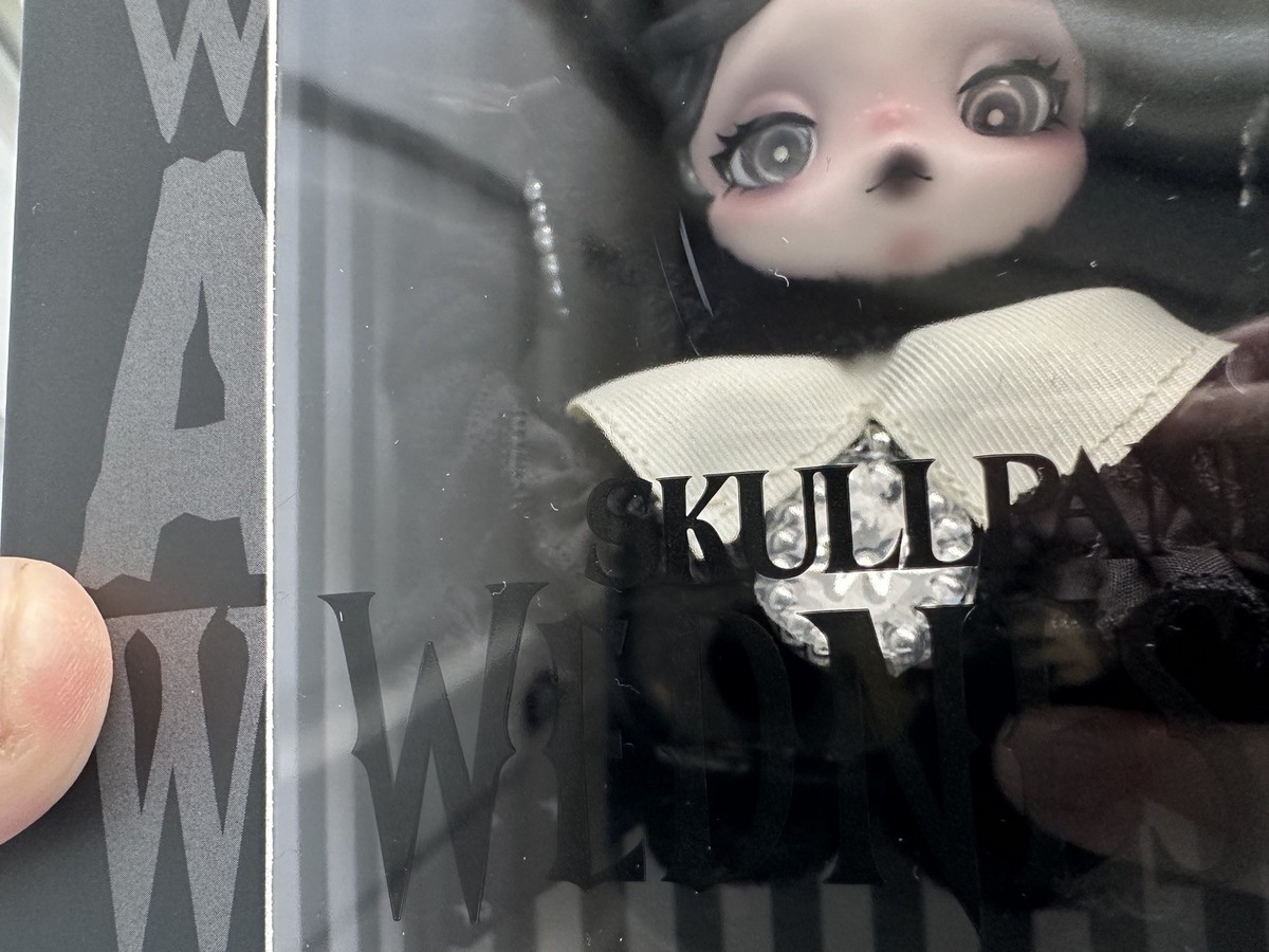 SKULLPANDA WEDNESDAY PLUSH (CLASSIC DRESS VERSION) POPMART NYC