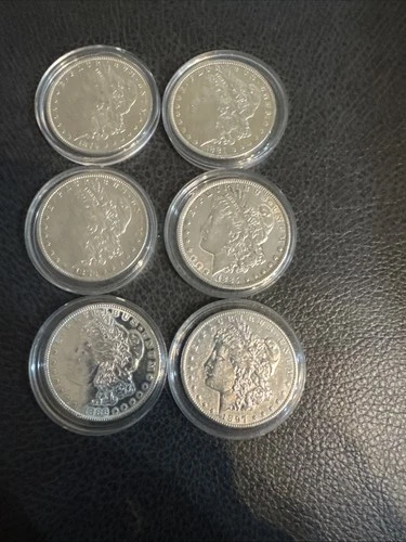 Pre-1921 Morgan Dollars AU high Grade  Lot of 6