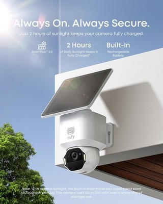 eufy Security SoloCam E42 2-Cam Kit, 4K Security Camera Wireless