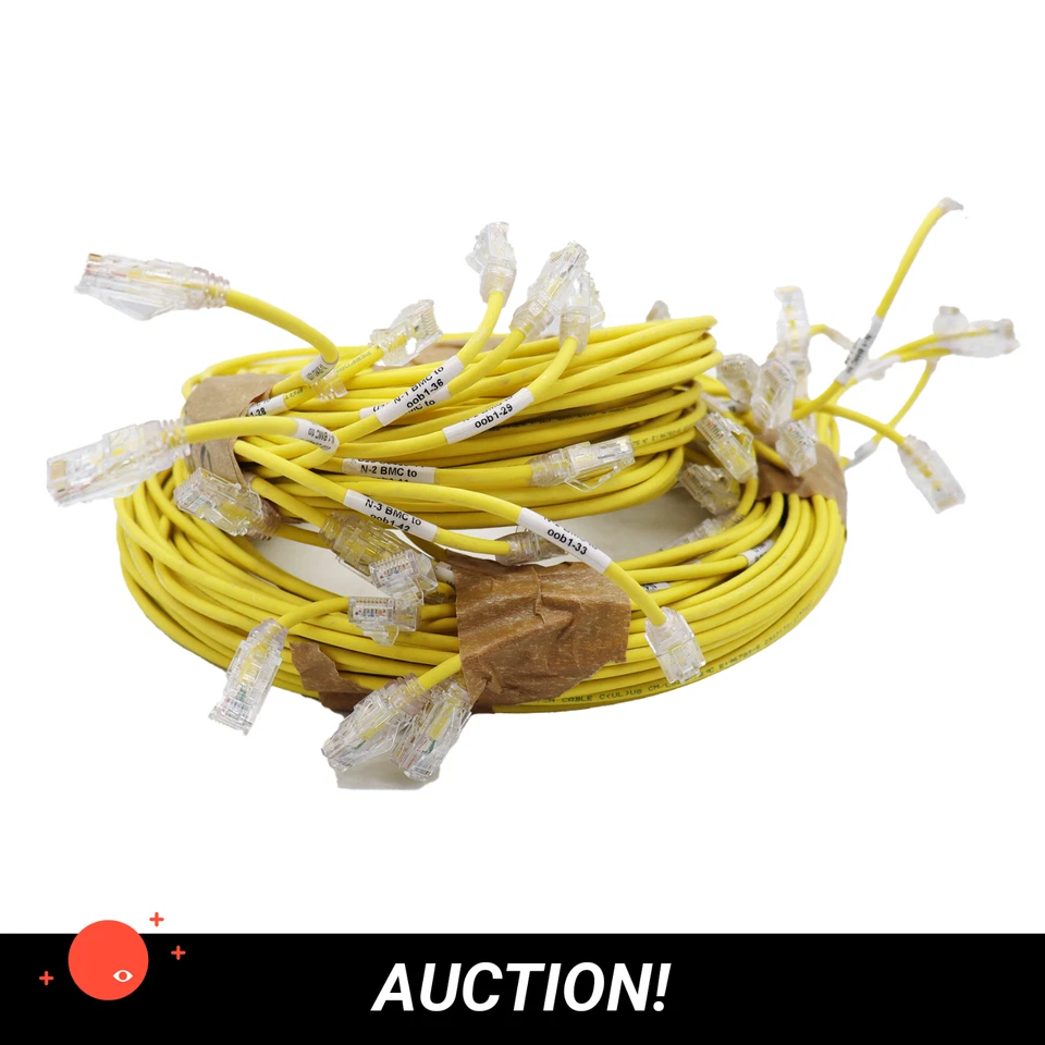 35x Panduit Ethernet Cable UTP Cat6 RJ45 Plug to RJ45 Plug for Server Networking