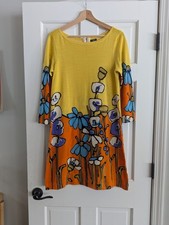 Vintage J Crew Woman's Size L 100% Merino Wool Sweater Midi Dress Campo De Fiori