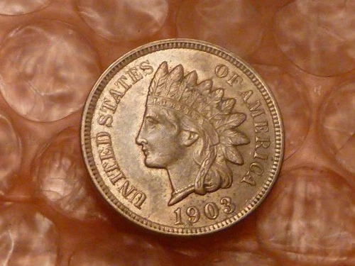 1903 Indian Head Cent Penny UNC. Uncirculated #1