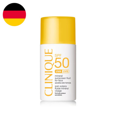 Clinique SPF 50 Mineral Sunscreen Fluid for Face | Ultraleichter, Mineralischer
