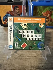 Clubhouse Games Nintendo DS 2006 Complete CIB Manual Cart Box Booklets Tested