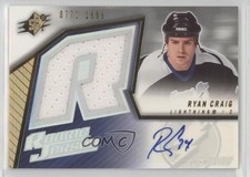 2005-06 SPx Rookie Jersey 772/1999 Ryan Craig #241 Auto 0a2