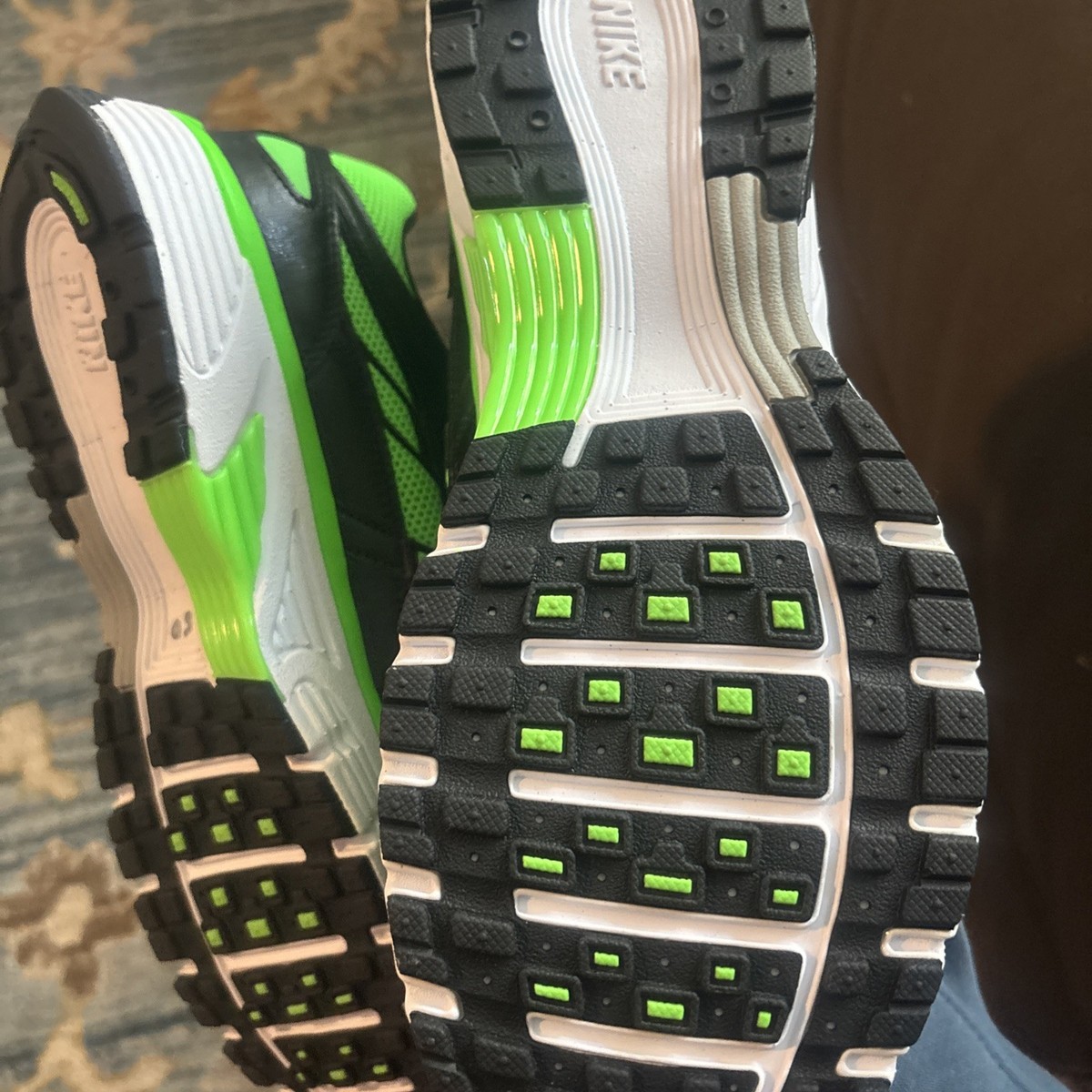 靴 Nike P-6000 \"Green Strike\" Nike P-6000 'Green Strike Black' CD6404-300 Men's 8 No-Lid