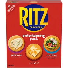 Crackers Entertaining Variety Pack with Original, Everything, and Garlic Butter