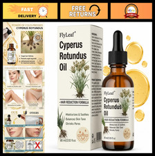 100% Pure Cyperus Rotundus Oil - Natural Hair Removal & Growth Inhibitor 2oz