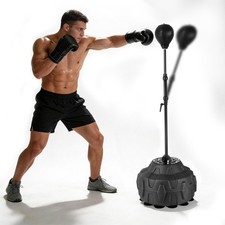 Punching Bag Freestanding Reflex Speed Boxing Bag Training Adjustable