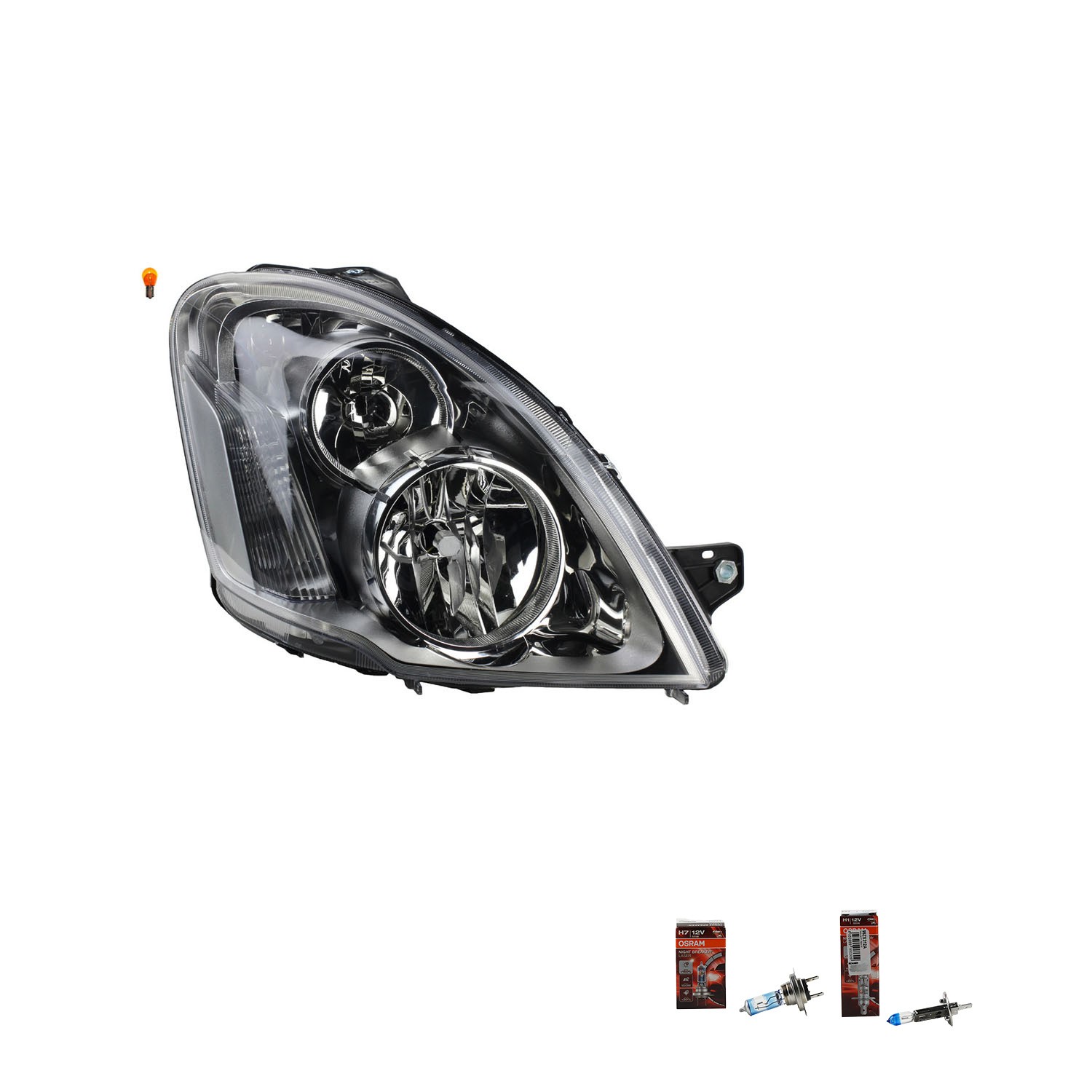 DTV Scheinwerfer Frontale Iveco Daily V 09/11-02/14 Destra H7/H1 Alogeno - Immagine 3