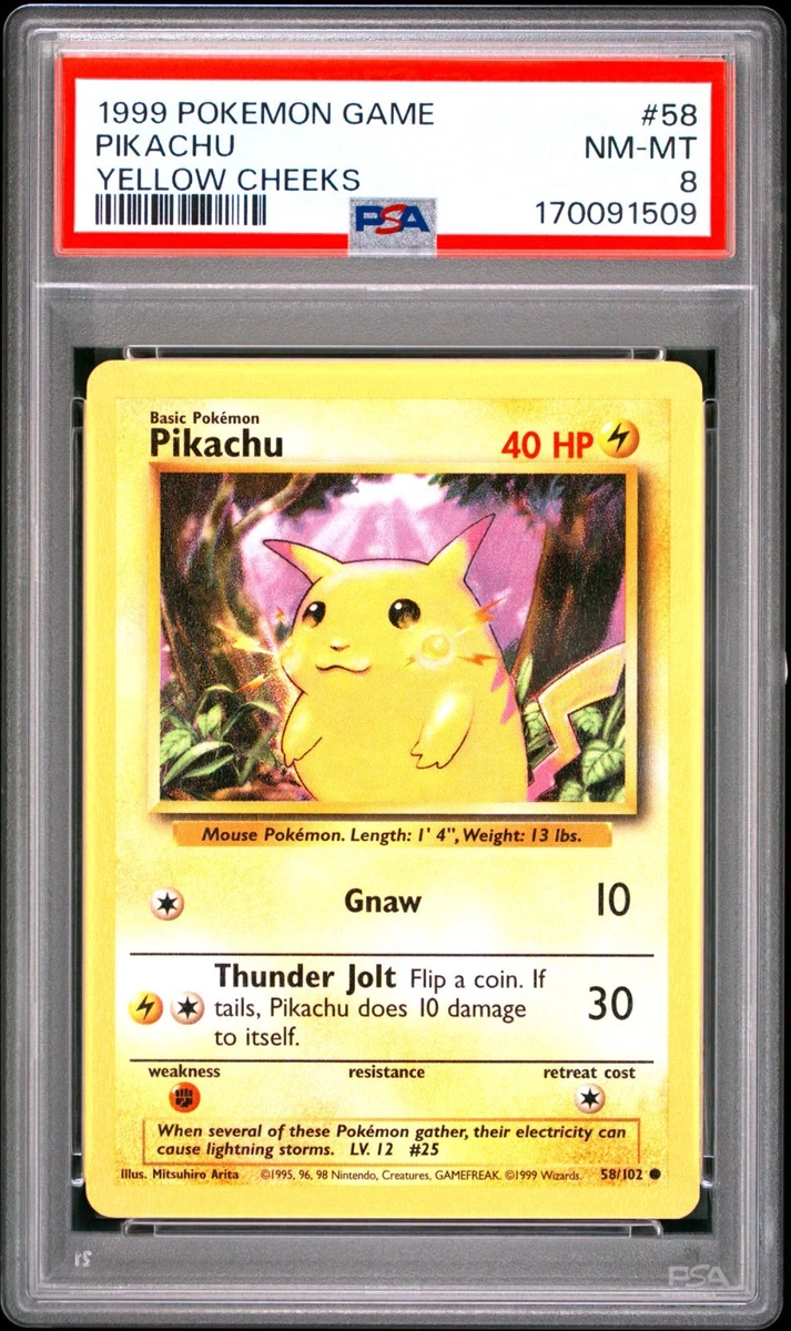 Pikachu Pokémon TCG Professional Sports Authenticator (PSA) Grade