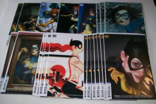 Batgirl #25-35 Joshua Middleton variant cover lot of 21 NM/Mint DC 2018