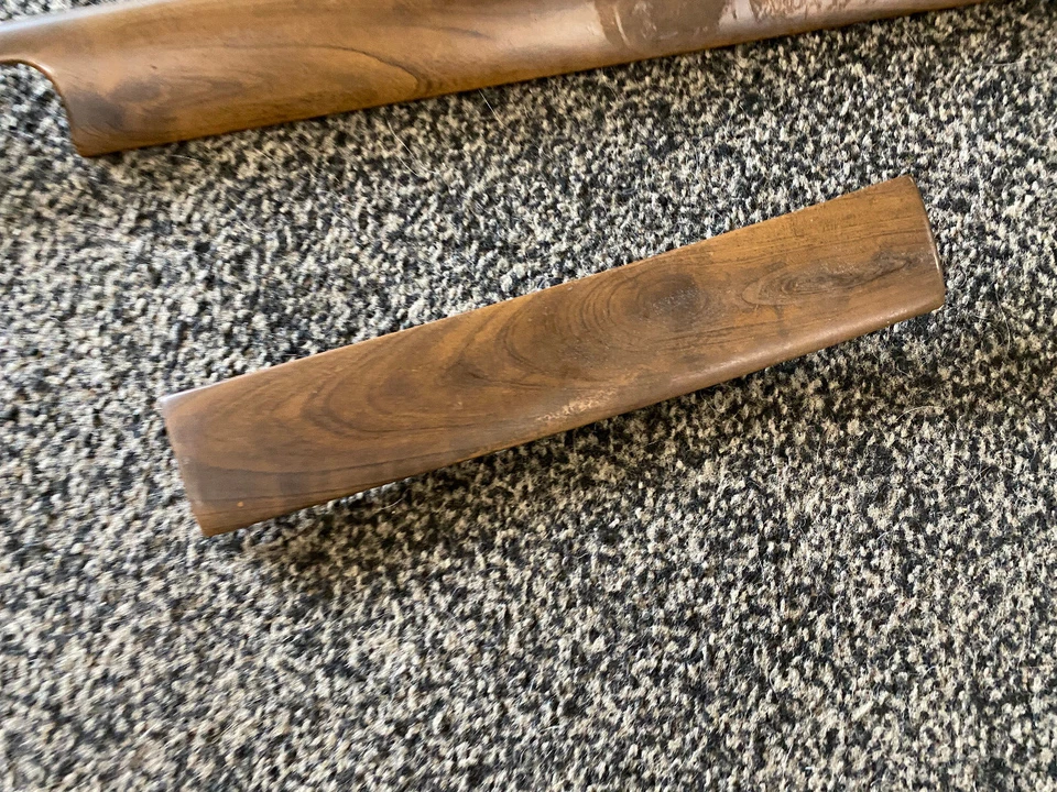 1992-1994 Ford Crown Victoria OEM acabamento interior moldura conjunto de 2 grãos de madeira - Imagem 3 de 4