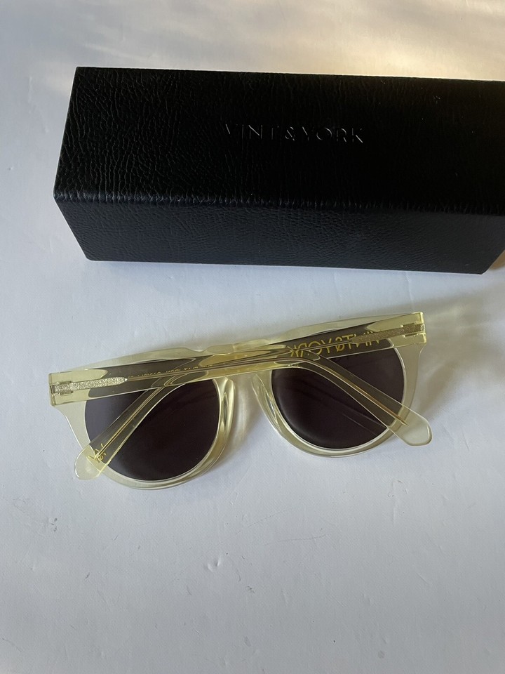 New Vint & York Flat Iron Sunglasses Acetate Frame Glasses 5221135 eBay
