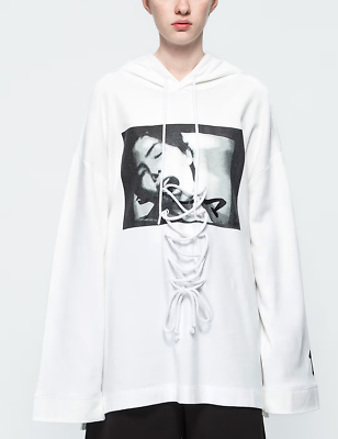 2016 Fenty X Puma By Rihanna Graphic Front Lace Oversized Hoodie Streetwear  | eBay