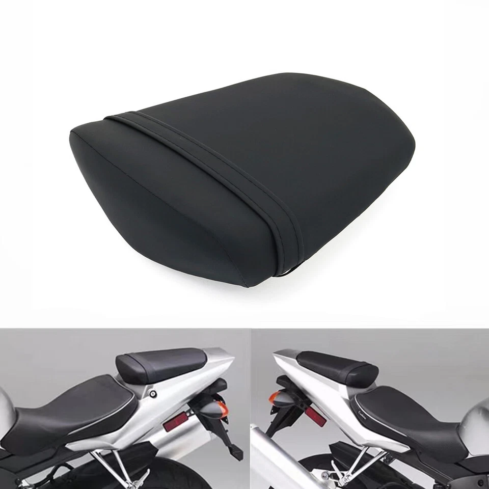 Cojín de asiento de pasajero trasero de repuesto negro para Yamaha YZF R6 2003-05 Foto 4 de 4