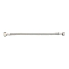 Brasscraft PlumbShop 16" Braided SS Faucet Connector 3/8" Compression x 1/2" FIP
