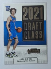 2021-22 Panini Contenders 2021 Draft Class #6 Josh Giddey Rookie (RC)
