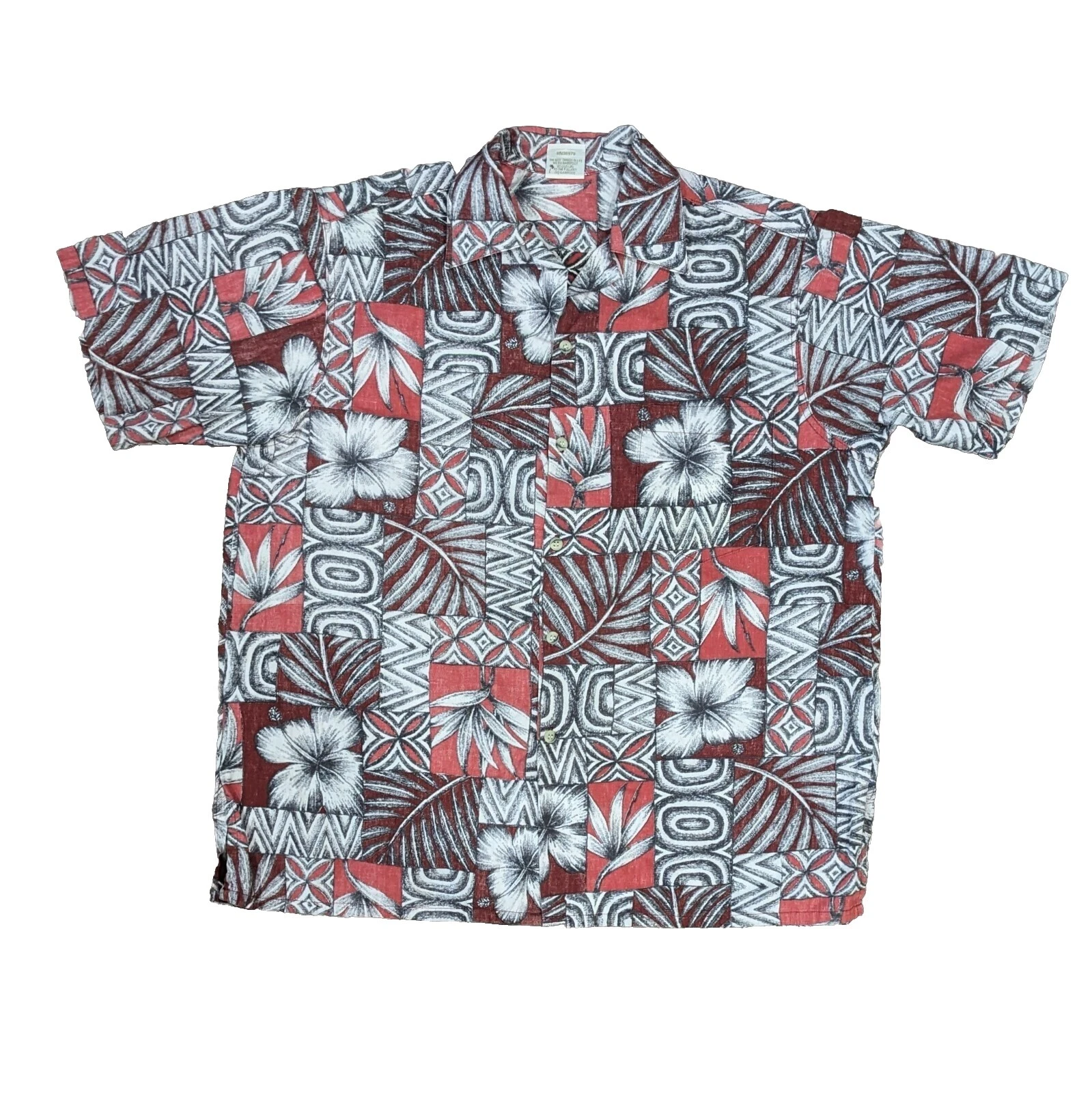 Botón informal hawaiana Go Barefoot Floral-Down Shirts for Men