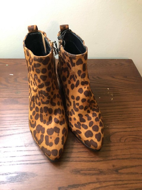 leopard print boots target