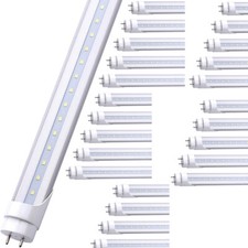 25 Pack T8 LED 4FT Tube Light Bulbs Ballast Bypass Fluorescent 5000K Daylight