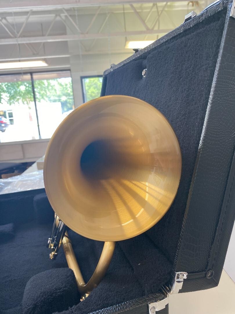 New Carol Brass CFL6200GSSBbSLB Flugelhorn, Satin Lacquer Bell eBay