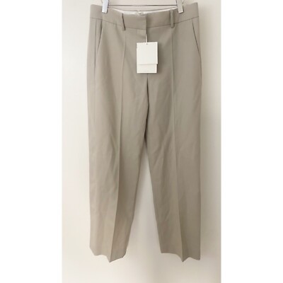 NWT The Row Bremy Wool Straight Leg Pants Trousers Sz 4