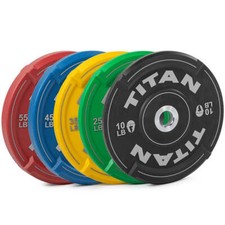 Titan Fitness 340 LB Set EZ-Grip Urethane Olympic Weight Plates