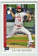 2019 Reading Fightin Phils (Double A-Philadelphia Phillies) Colton Eastman