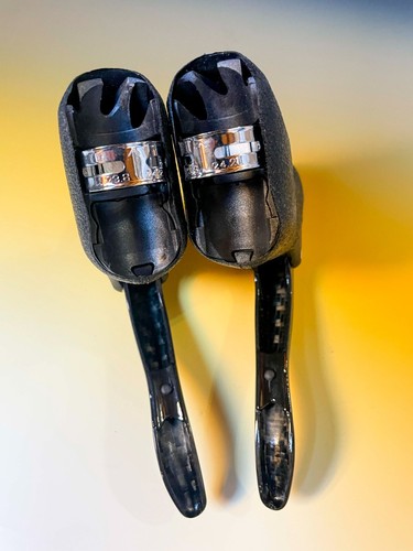 RARE! CARBON BRAKE LEVERS CHRONO TT NEW NOS CAMPAGNOLO RECORD Brake Lever Controls - Picture 12 of 16